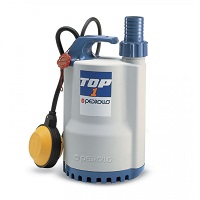 Bomba sumergible 0.33 HP TOP1 Pedrollo