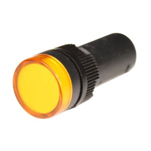 Piloto Monoblock Led 220v 22mm amarilla