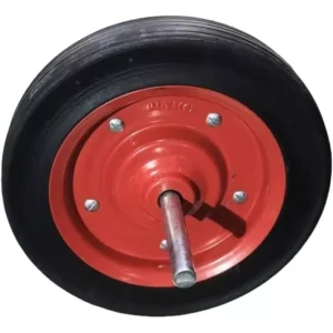 Rueda carretilla maciza roja 350x8 Lioi
