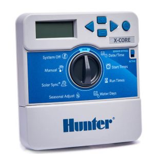 Programador riego Hunter X-Core 6 estaciones (interior)