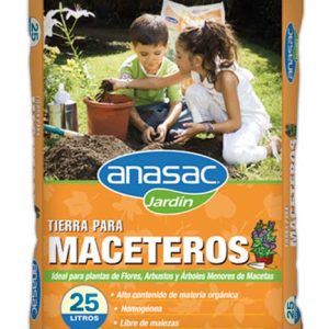 Tierra para maceteros saco 25lts ANASAC