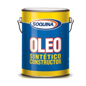 Oleo constructor semibrillo celeste 1gl Soquina