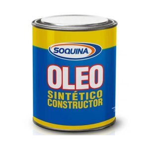 Oleo constructor semibrillo cafe moro 1/4 gl Soquina