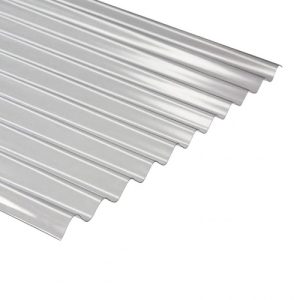 Policarbonato ondulado 0.5 mm x 0.81 x 2.5 mts transparente DVP