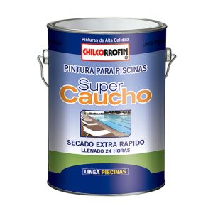 Supercaucho celeste agua 1galon Chilcorrofin