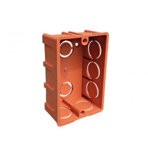 Caja distribución eléctrica tabique naranja Hoffens