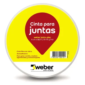 Cinta volcanita 5cm x 90mt Juntaplac Weber