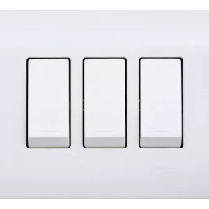 Interruptor Triple 9 /32 Genesis blanco Schneider