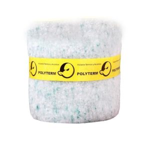 Lana aislante polyterm 50mm espesor 14.4 M2 (1.2 x 12mts)