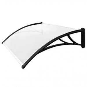 Alero listo curvo policarbonato 1 x 1.2 mts Opal Blanco DVP
