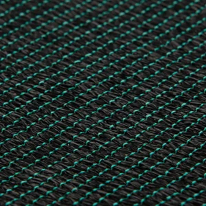 Malla raschel UV verde/negra 80% 4.20 mts x metro lineal