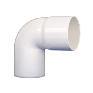 Codo Canaleta Macho / Hembra Blanco 75 mm x 87.5° Hoffens
