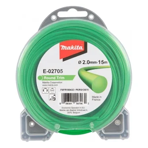 Nylon orillar redondo verde/2,0 mm/15 mt Makita