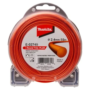 Nylon orillar redondo naranjo/2,4 mm/15 mt Makita