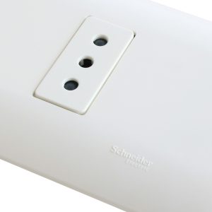 Enchufe simple 10A Genesis blanco Schneider