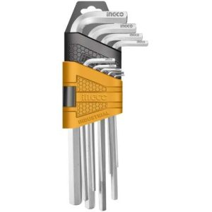 Juego llaves Allen 1.5mm a 10mm 9pzs INGCO