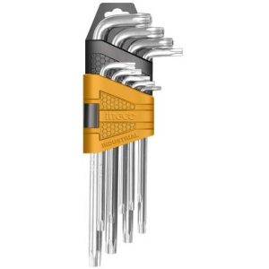 Juego llave Torx 9pcs CR-V T-10 A T-50 INGCO