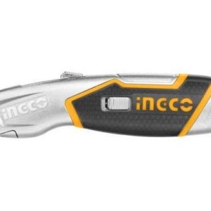 Cuchillo cartonero metalico 6 hojas 61 x 19mm INGCO