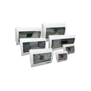 Tablero Embutido 22 puestos  puerta transparente Ekoline