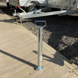 Pata fija apoyo carga hasta 900 Kg para carro de arrastre