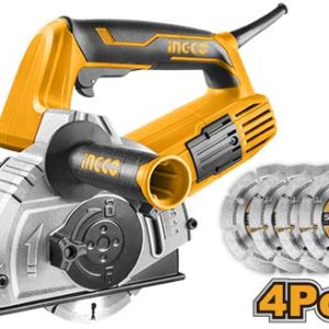 Sierra acanaladora de concreto 4 discos 1500w INGCO