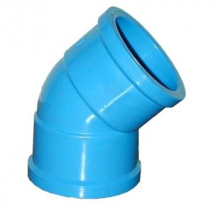 Codo PVC presion   63mm x 45°