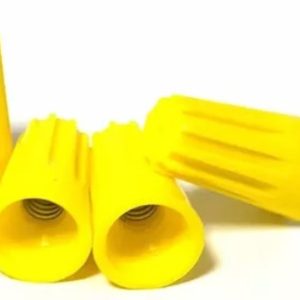 Conector electrico conico 2-5mm  amarillo #33 Schneider