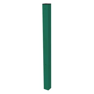 Pilar malla cerco ACMAFOR 60 x 60 x 1.5mm + 2.6 mts Verde