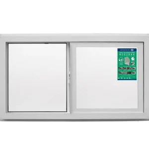 Ventana corredera advance 121 x 100 cm Termopanel DVP