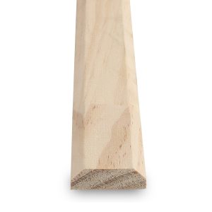 Moldura madera cubrejunta chaflan  9 x 30 x 3 Mts