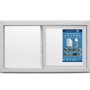 Ventana corredera advance 91 x 50 cm vidrio simple DVP