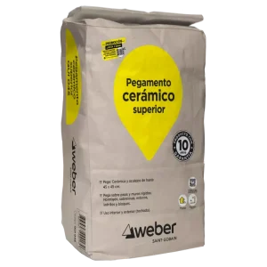Weber Adhesivo cerámica superior saco 25kg