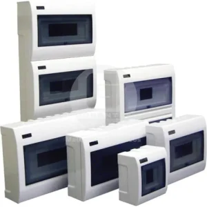 Tablero Sobrepuesto 4 puestos puerta transparente Ekoline