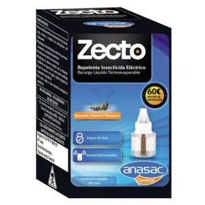 Insecticida liquido recarga para difusor 45ml  ZECTO Anasac