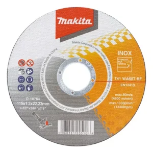 Disco corte metal inox 4 1/2´´ 115 x 1,2 x 22,23mm Makita
