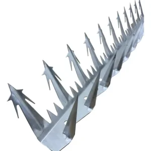 Diente tiburón doble desgarrante galvanizado 1.25 mt x 2 mm