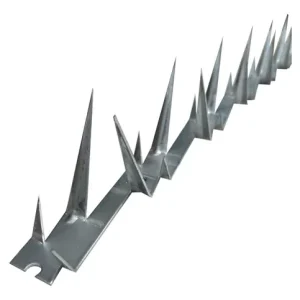 Diente tiburón doble galvanizado  1.25 mt x 2 mm