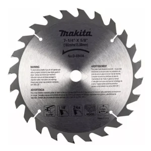 Disco sierra 7 1/4´´ 24 dientes eje 5/8´´ Makita