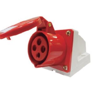 Enchufe industrial Hembra Sobrepuesta 3P+N+T 16A 380V IP44