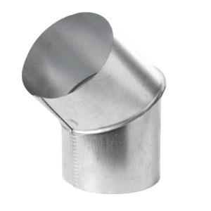 Codo galvanizado liso 0.35mm 5 x 45°