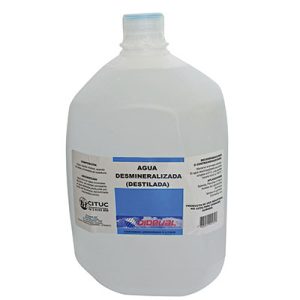 Agua desmineralizada 5lt Dideval