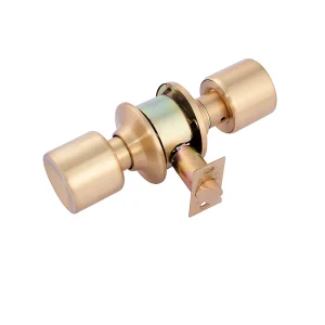 Cerradura embutida cilíndrica paso simple 205 Bronce Odis