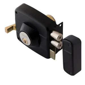 Cerradura sobrepuesta 322 negra Odis