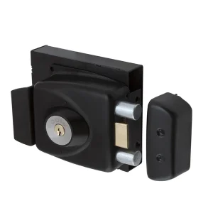 Cerradura sobreponer 773 negra Odis