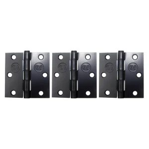 Bisagra acero 3 X 3x 2mm negro 3 unidades Odis