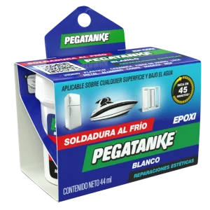 Adhesivo epoxico Pegatanke blanco 44ml