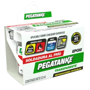 Adhesivo epoxico Pegatanke transparente 44ml