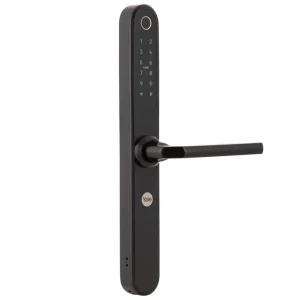 Cerradura digital YSD100 B35 huella digital  WIFI negra Yale