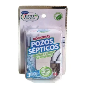Bioenzimas pozos sépticos 3unidades de 28gr c/u Eco opción Anasac