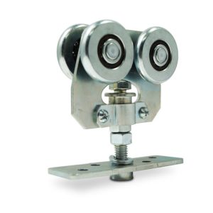 Corredera D 300HD 2 unidades acero cincado para riel U300 Ducasse
